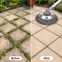 Heavy-Duty Wire Weeding Wheel