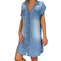 Denim Straight Dress