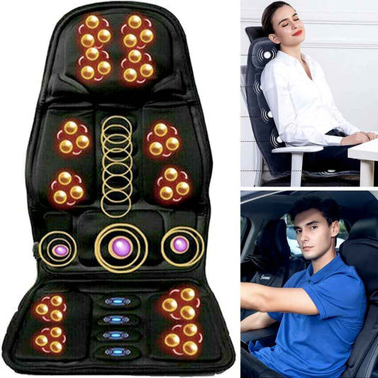 Fashionable Massage Chair Cushion With Heated Neck Pillow