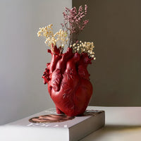 Bamboo & Wood Lively Heart-Shaped Vase