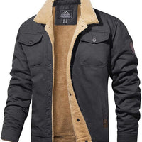 Foldover Collar Aviator Jacket
