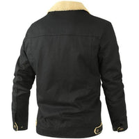 Foldover Collar Aviator Jacket