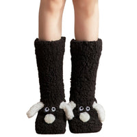 Cute Dog Fuzzy Socks Winter Leg Warmer