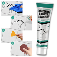Ceramic Tile Repair Paste Kit for Cracks Chips and Surface Repair