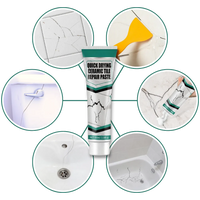 Ceramic Tile Repair Paste Kit for Cracks Chips and Surface Repair