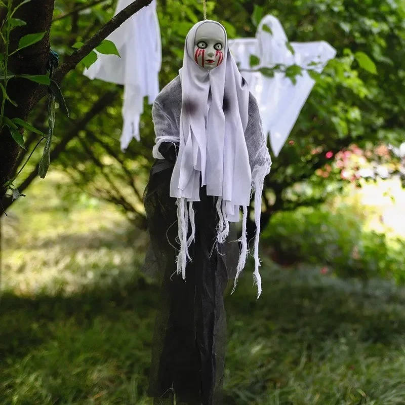 Halloween Hanging Ghost Decorations Skull