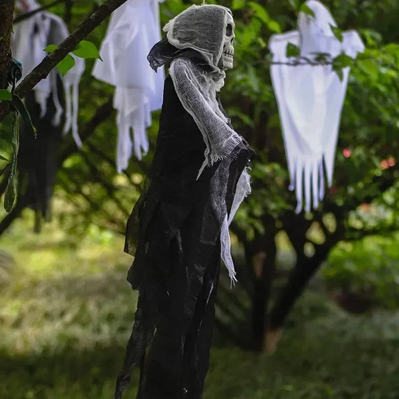 Halloween Hanging Ghost Decorations Skull