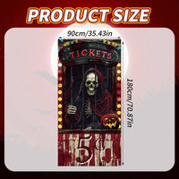 Halloween Door Cover Creepy Decoration