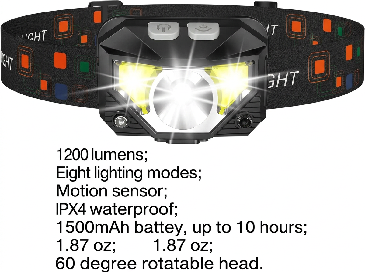 Rechargeable headlamp benefit lines