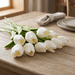 10-Piece Faux Tulip Stems