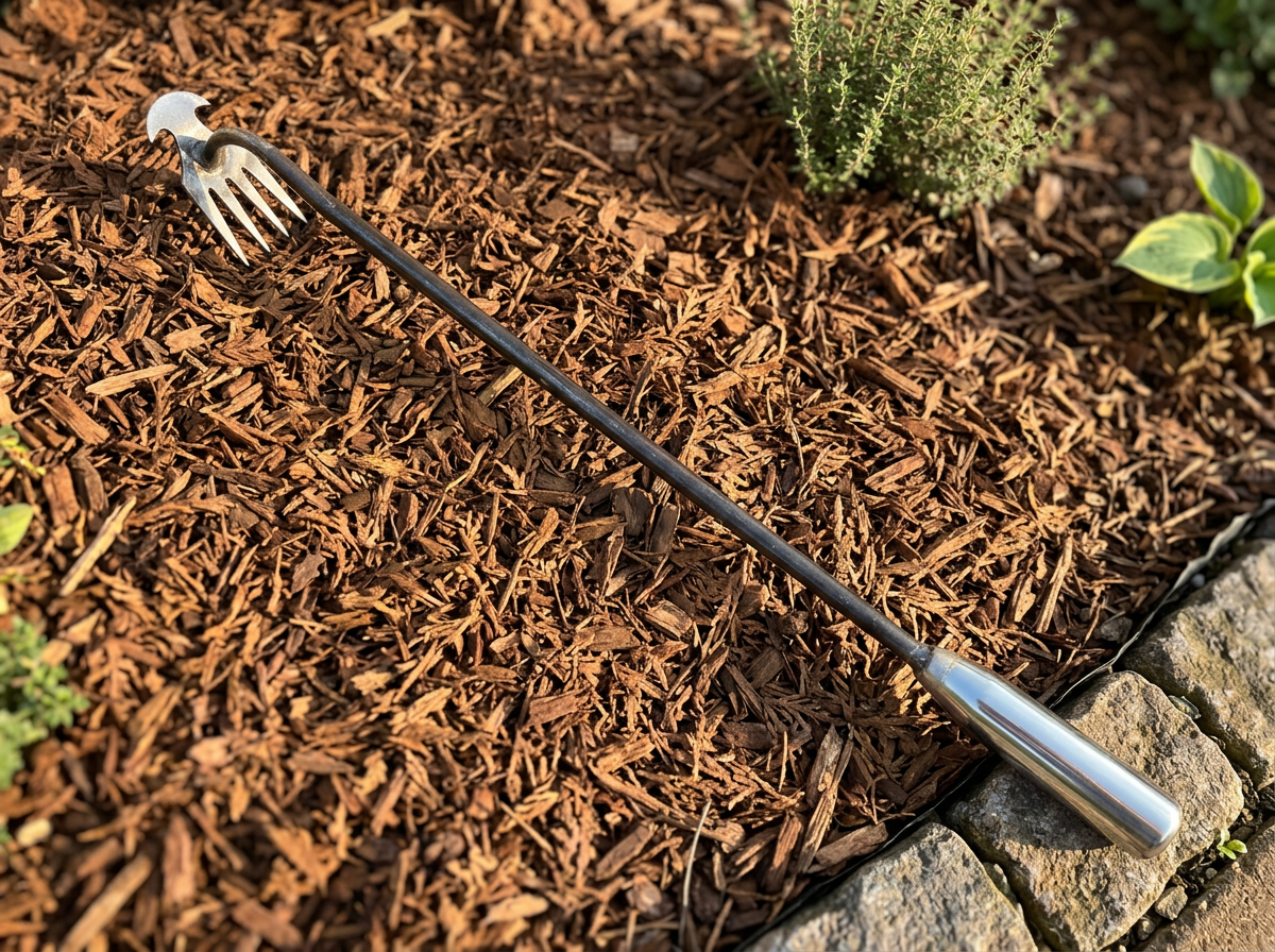 Crescent Weeder Tool with Long Handle