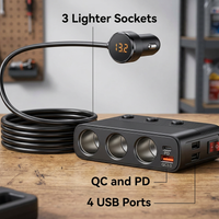 7-in-1 Car Cigarette Lighter Adapter