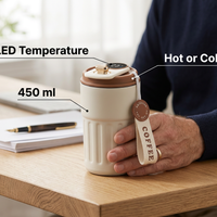 450ml Smart Travel Mug with LED Display