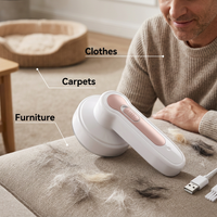 Rechargeable Electric Lint Remover for Clothing, Furniture, and Carpets