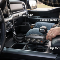 7-in-1 Car Cigarette Lighter Adapter
