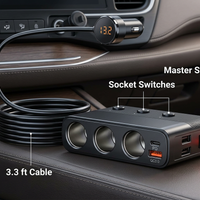 7-in-1 Car Cigarette Lighter Adapter