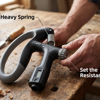 Hand Grip Strengthener And Trainer Device