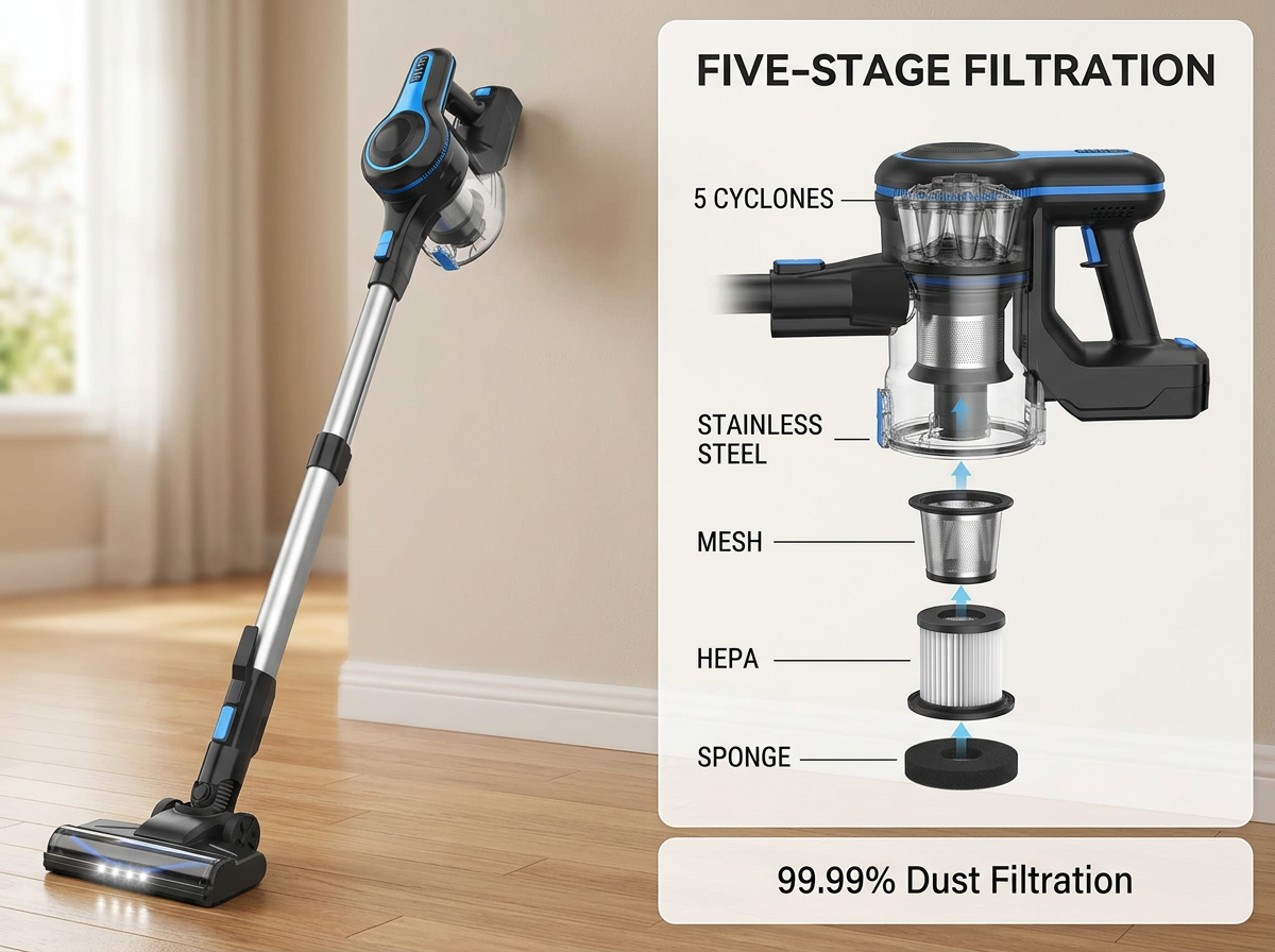Cordless Vacuum Cleaner For Home
