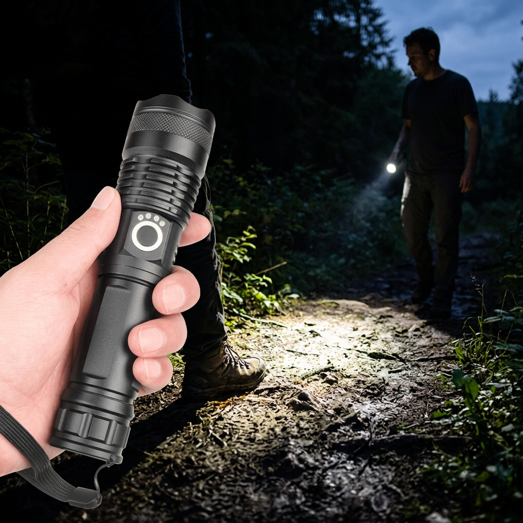 90000 Lumens Xhp50.2 Most Powerful Flashlight