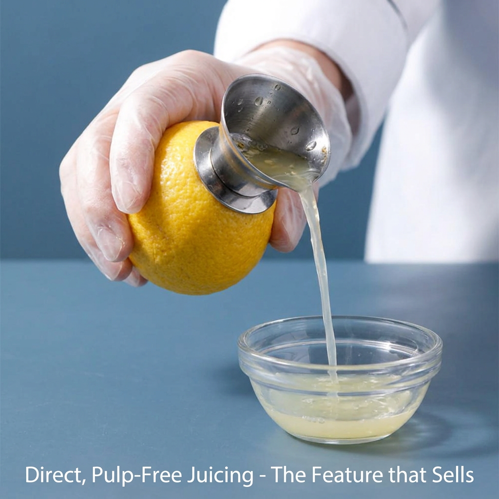 Stainless Steel Manual Lemon Juicer