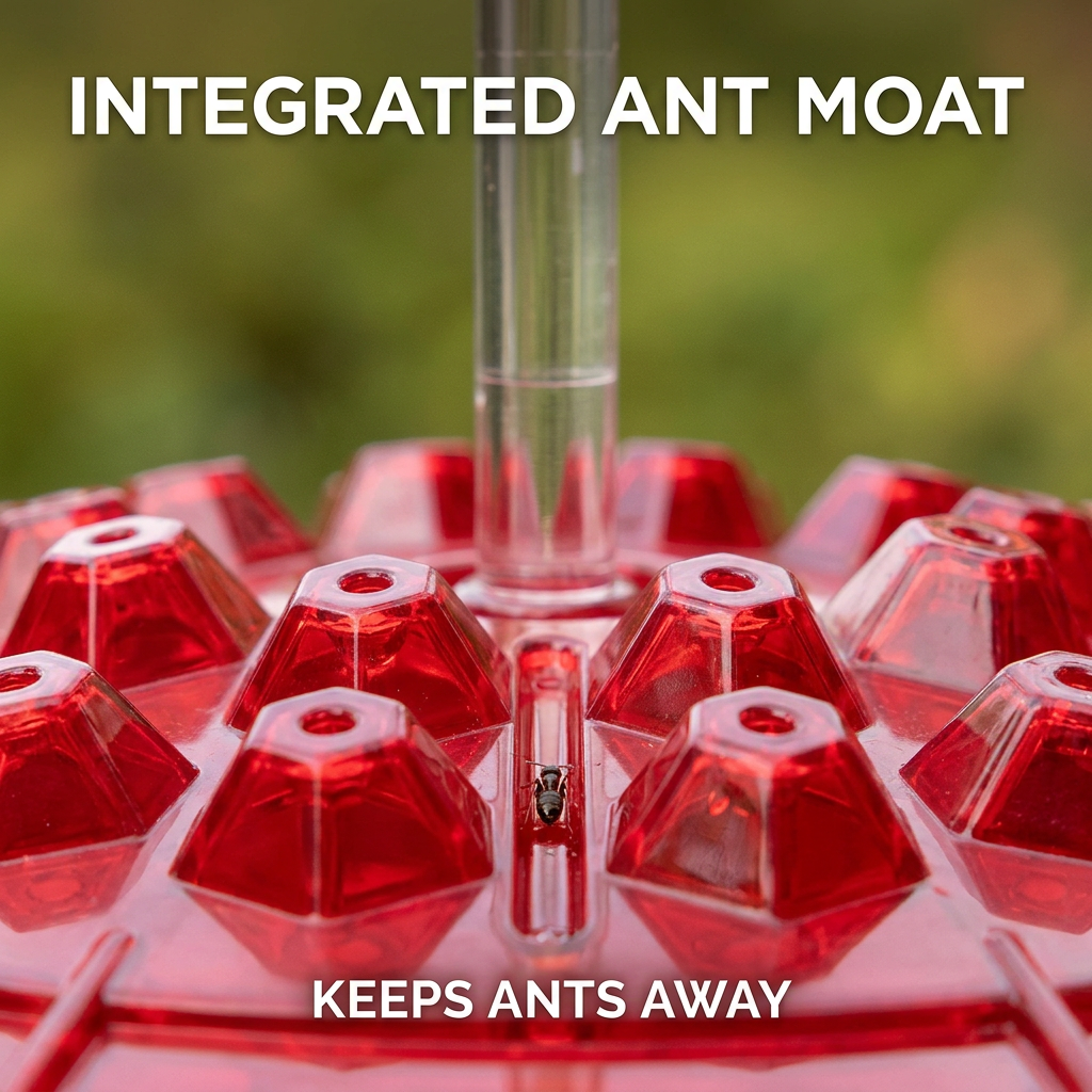Ant Proof Hummingbird Feeder Outdoor Hanging Perch