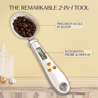 2-in-1 Digital Mini Spoon Scale & Food Thermometer