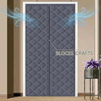 Magnetic Thermal Winter Block Door Insulation Curtain
