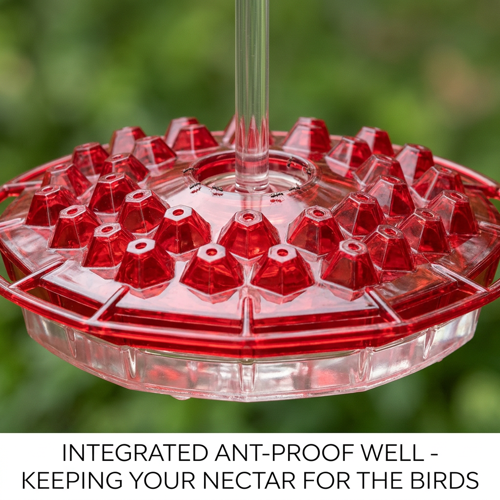 Ant Proof Hummingbird Feeder Outdoor Hanging Perch