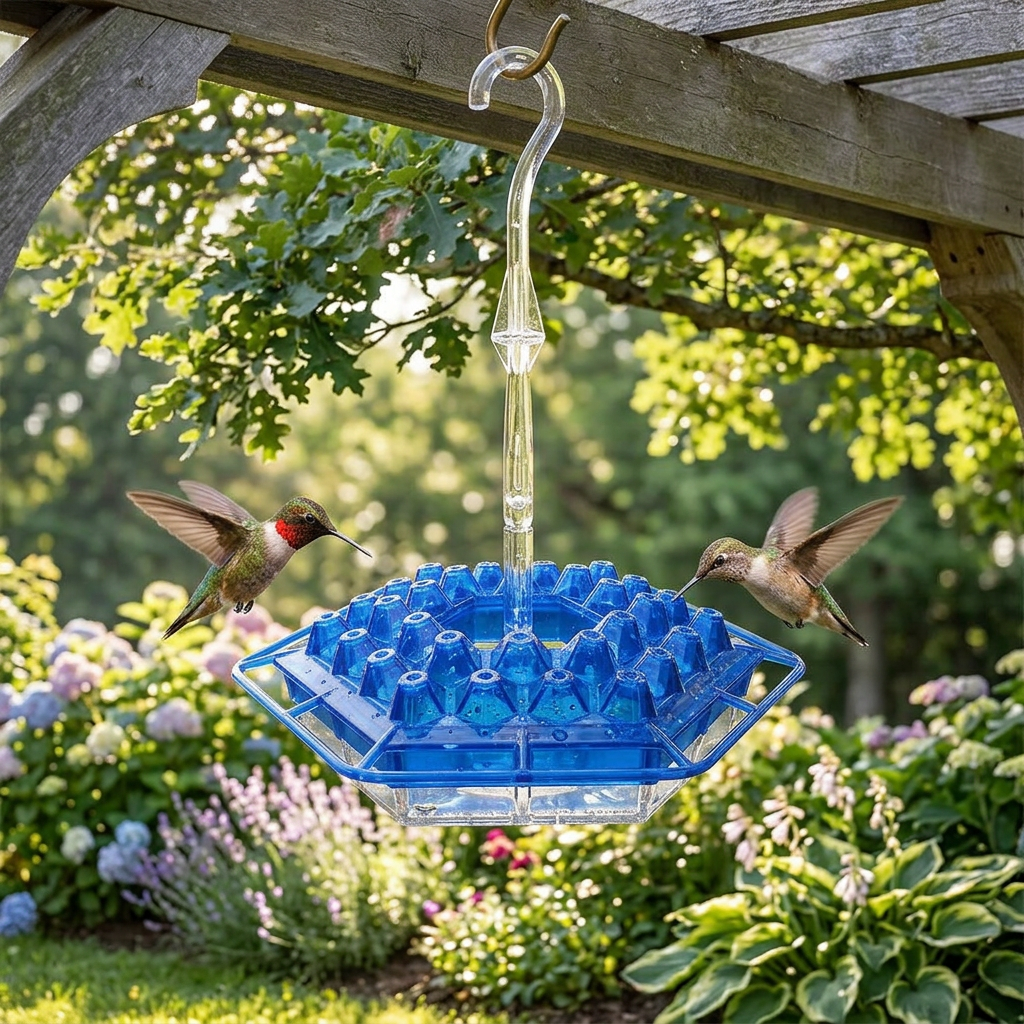 Ant Proof Hummingbird Feeder Outdoor Hanging Perch