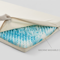 Premium Cooling Egg Crate Foam Mattress Topper