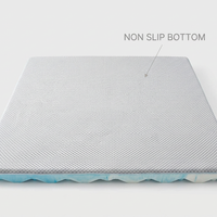 Premium Cooling Egg Crate Foam Mattress Topper