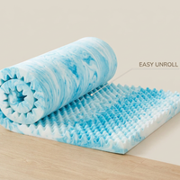 Premium Cooling Egg Crate Foam Mattress Topper