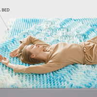 Premium Cooling Egg Crate Foam Mattress Topper