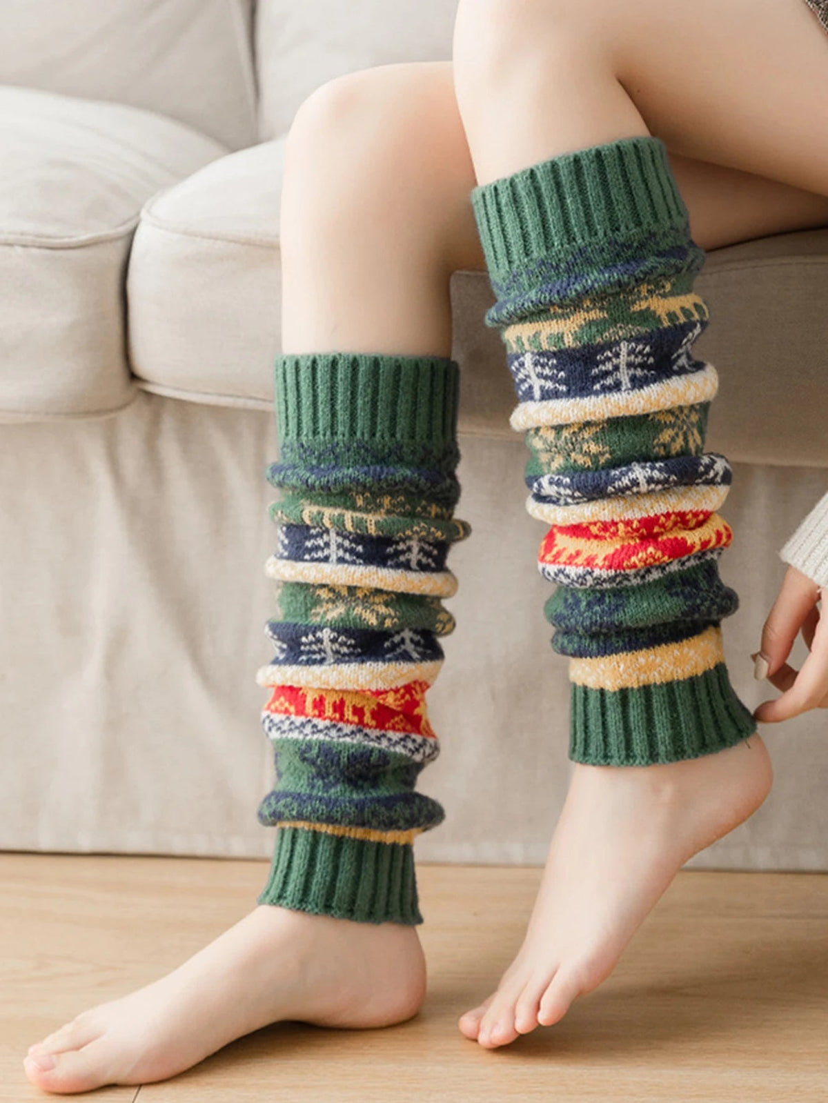 Cozy Knit Leg Warmer for Fall and Winter