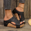 Women’s Studded Wedge Sandals