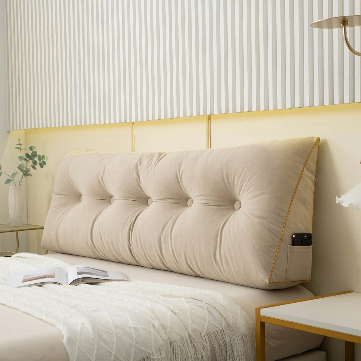 Luxury Chic Wedge Pillow
