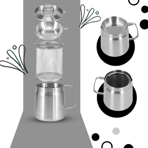 2-in-1 Stainless Steel Deep Frying Pot