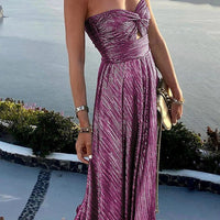 Elegant Off-The-Shoulder Sparkly Dress