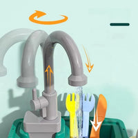 Children’s Play Kitchen with Flowing Water Feature