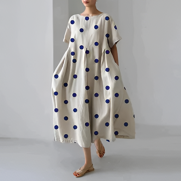 Casual and elegant dress with flora print