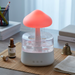 2-in-1 Desk Light Humidifier Rain Cloud Aromatherapy Essential Oil Zen Diffuser & Raining Cloud Night Light Mushroom Lamp