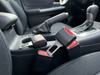2-Pack car seat belt clip extender in a car interior