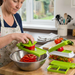 12-in-1 Vegetable Slicer with Hand Guard and Container