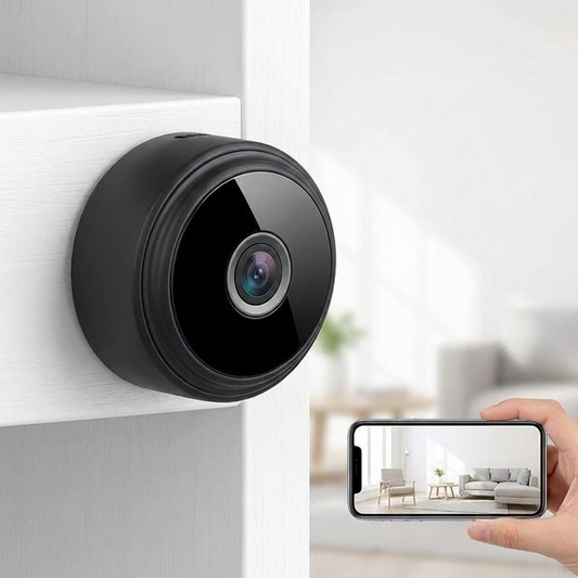 Mini WiFi Home Camera – 1080P Magnetic Pet & Baby Monitor Cam with Night Vision, Live Audio & Motion Alerts