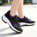Orthopedic Walking Sneakers – Slip-On Knit Shoes with Arch Support, Wide Toe Box & Cushioned Rocker Sole