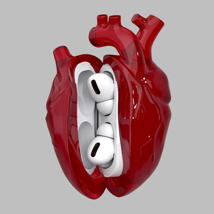 Halloween Heart of Music – Stylish Protection for Your AirPods
