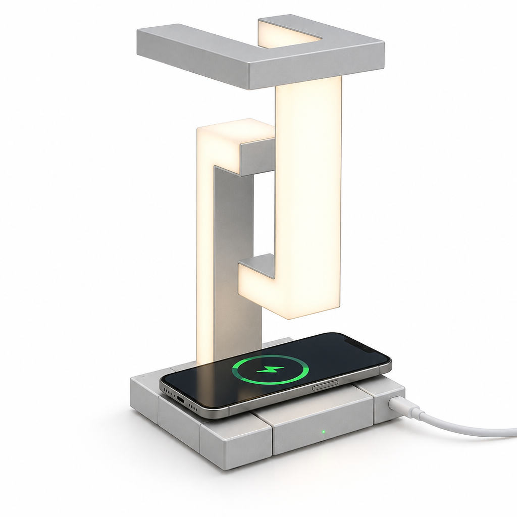 QB Pack1 pure featured floating-lamp-with-wireless-charger
