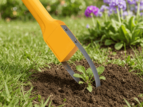 Portable Weeder Tool with Iron Loop Handle remake preview.gif