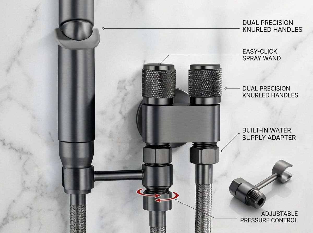 [REMAKE PILOT] Revolutionary toilet shower faucet
