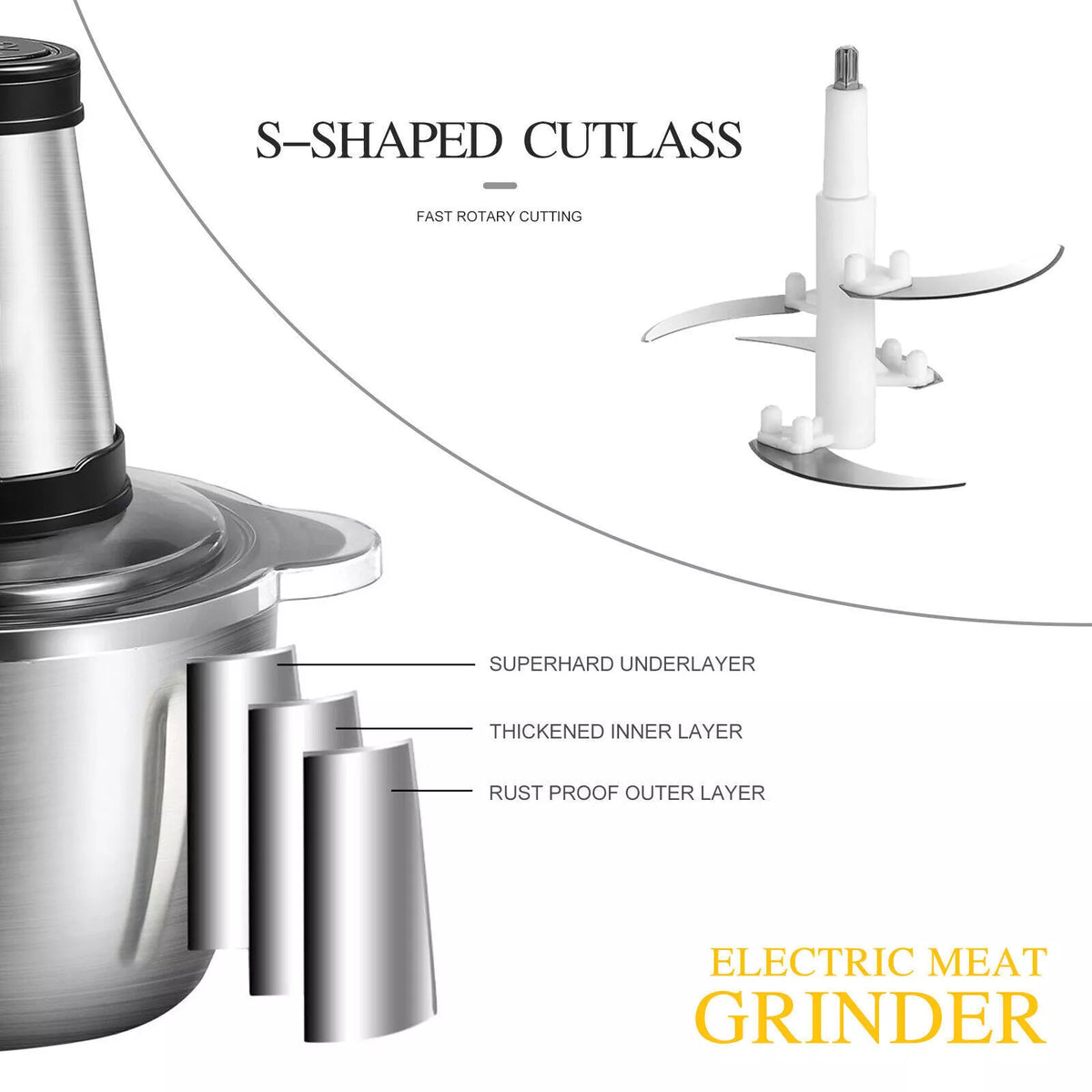 2L Food Chopper
